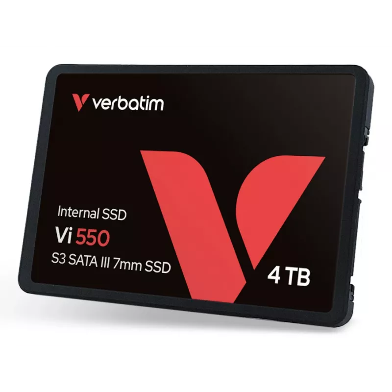 Verbatim Vi550 S3 SSD 4TB, 4 TB, 2,5 ίντσες, 510 MB/s, 6 Gbit/s