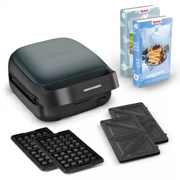 Βάφλας Tefal Snack Collection SW862BF0 2 βάφλες 700 W μαύρο σκούρο πράσινο