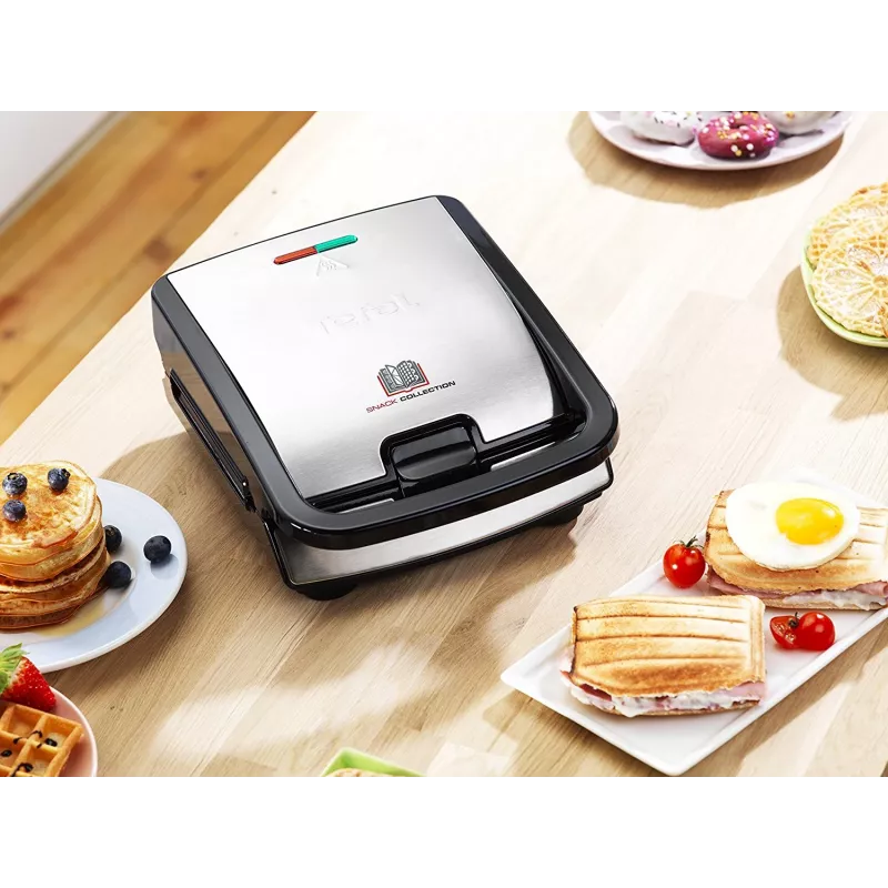 Tefal XA800112 Πλάκες τοστ για SW852, μαύρο