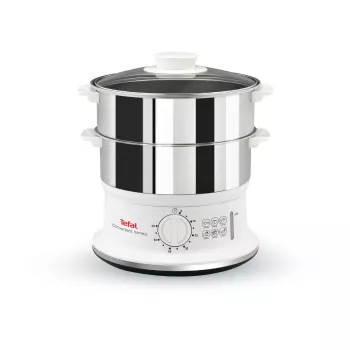 Tefal VC1451 Ατμομάγειρας 2 καλάθια ελεύθερος 900 W λευκό, ανοξείδωτο ατσάλι