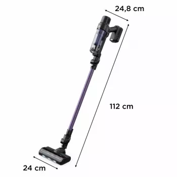 Rowenta RH6A31 2-in-1 Σκούπα ραβδί Μπαταρία Στεγνή Χωρίς σακούλα 140 W Μαύρο, Μωβ