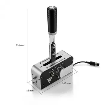 Χειρόφρενο Thrustmaster 4060306 USB μαύρο ασημί για PC PS4 PS5 Xbox