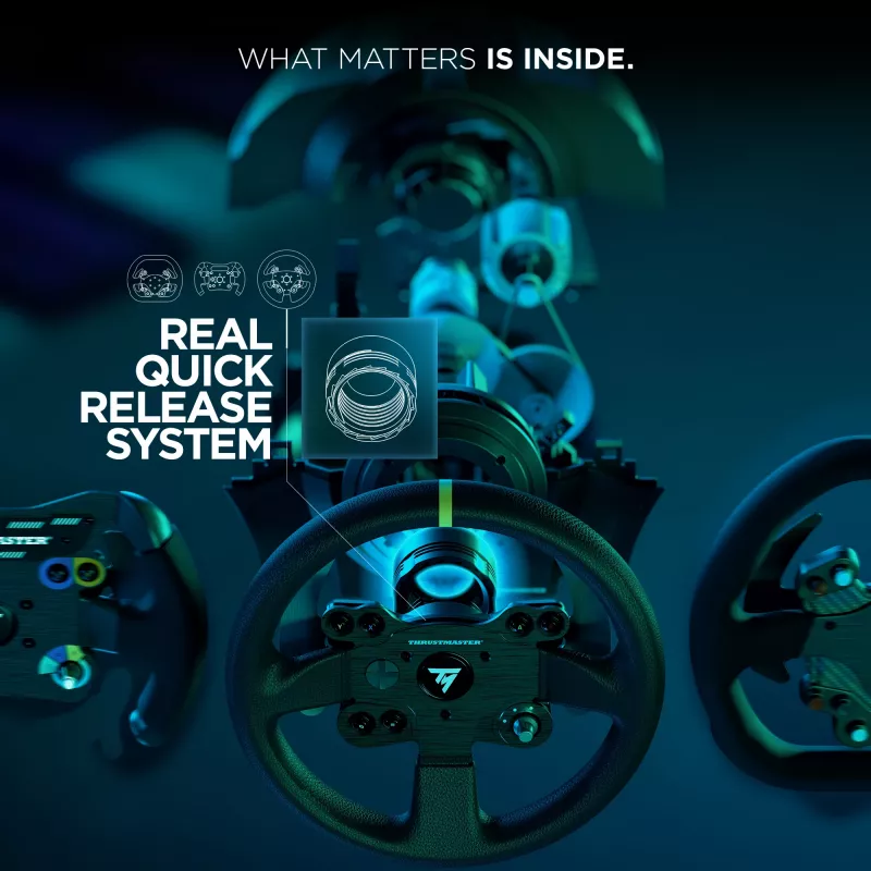 Thrustmaster TX RACING WHEEL LEATHER EDITION μαύρο τιμόνι + πεντάλ PC, Xbox One