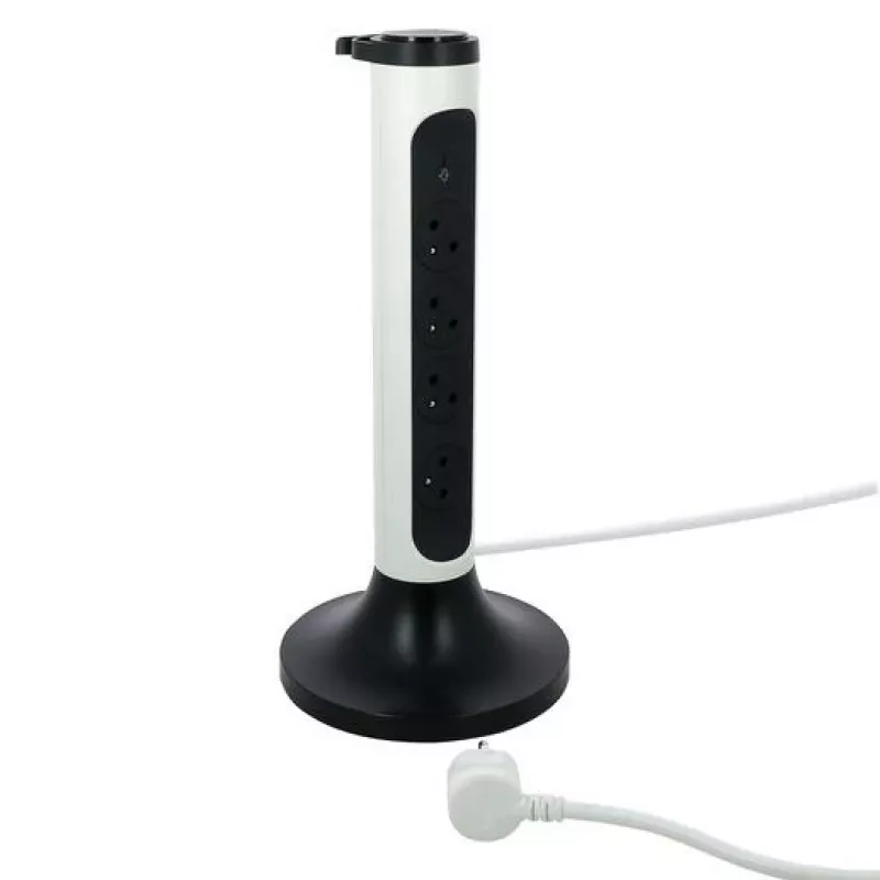 Legrand 049410 επέκταση ρεύματος 2 m 4 πρίζες AC εσωτερικού χώρου γκρι, λευκό