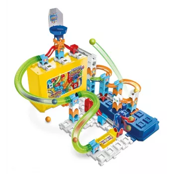 Σετ κατασκευής παιχνιδιού VTech Marble Rush M400 — 80 τεμάχια, διαδραστική πίστα με μπίλιες