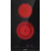 Gorenje Κεραμική εστία ECT322BCSC, Μαύρο, Εντοιχιζόμενη, Κεραμική εστία, Κεραμικό, 2 Ζώνη(-ες), 2 Ζώνη(-ες)
