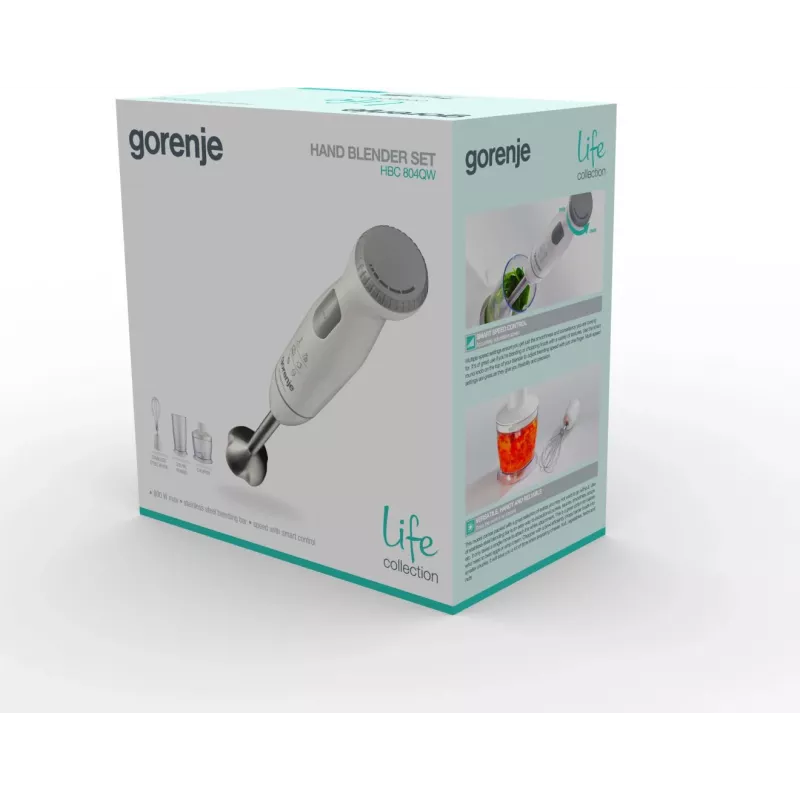 Gorenje HBC804QW 0,5 l Ραβδομπλέντερ 800 W Λευκό