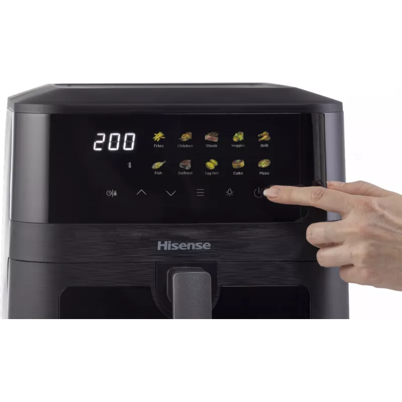 Hisense HAF2100DCD Αυτόνομος φριτέζα αέρα 7,7 L 2100 W Μαύρο