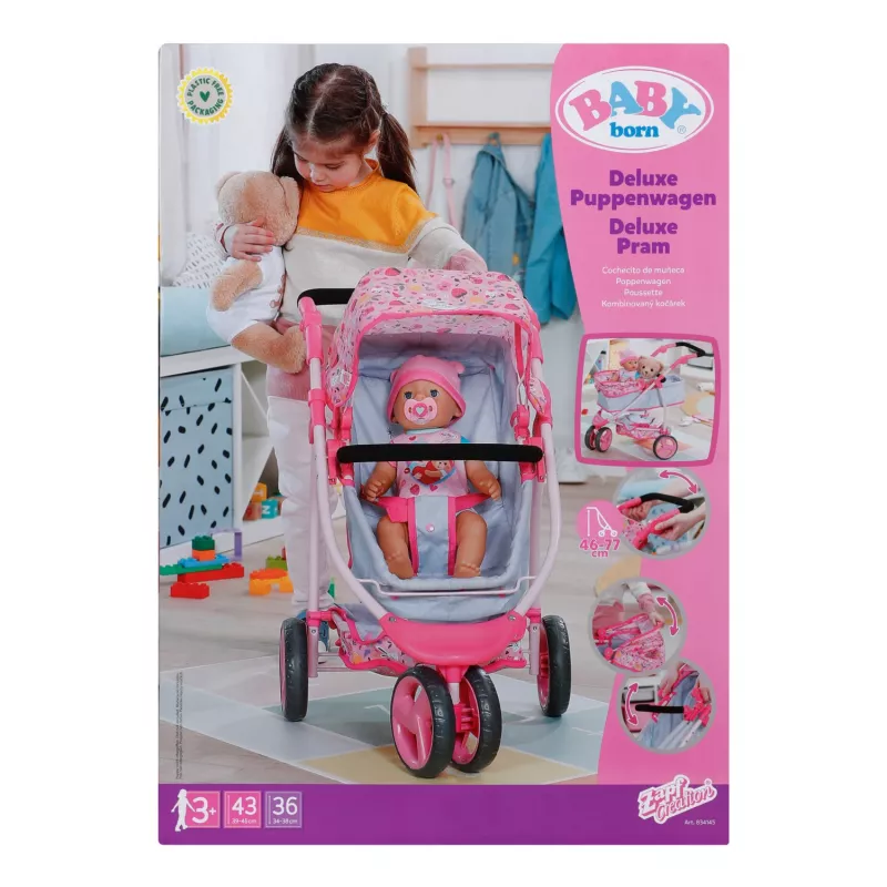 BABY born Deluxe Καρότσι κούκλας, καρότσι κούκλας, 3 έτος(-η)