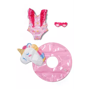 BABY born Bade-Set Einhorn 43 cm, μαγιό για κούκλες, 3 ετών
