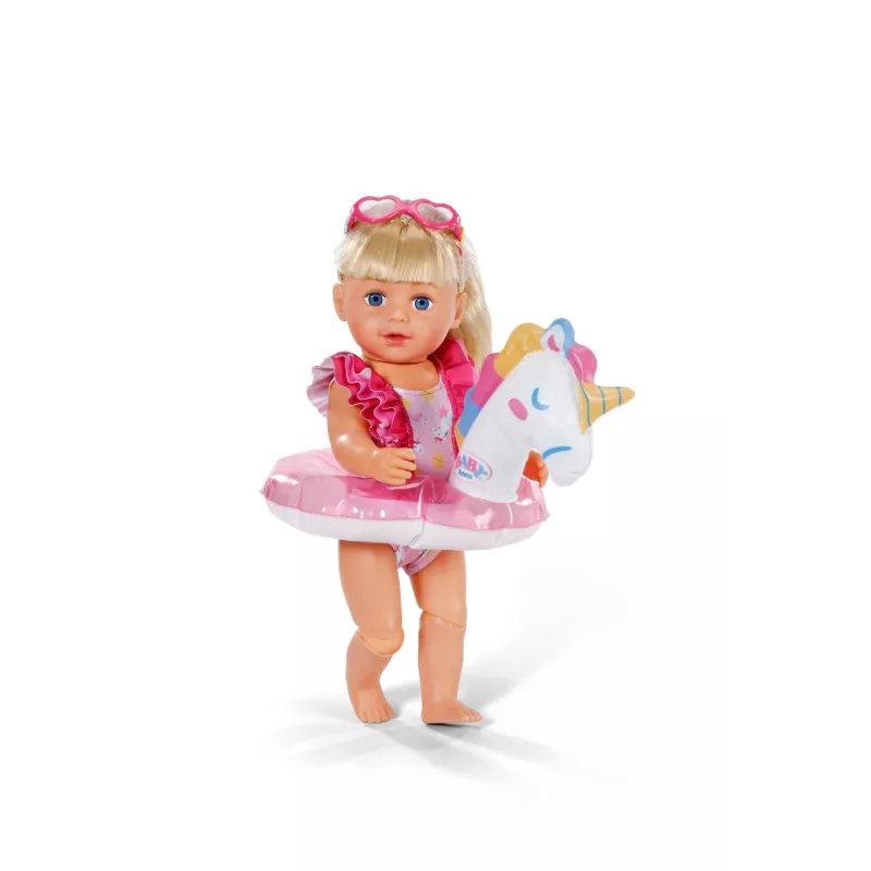 BABY born Bade-Set Einhorn 43 cm, μαγιό για κούκλες, 3 ετών