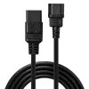 Lindy 2m Καλώδιο επέκτασης τροφοδοσίας C14 σε C19, Μαύρο, 2 m, IEC C14, IEC C19, 250 V