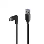 Lindy 1,5 m Καλώδιο USB 3.2 Type-A σε C, γωνιακό 90°, 10 Gbit/s