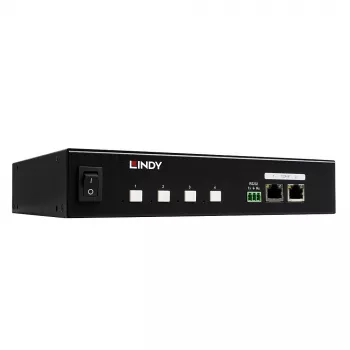 Lindy 32622 Μονάδα διανομής ισχύος (PDU) 4 έξοδοι AC 1U Μαύρο