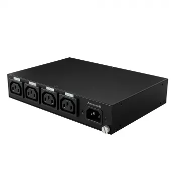 Lindy 32622 Μονάδα διανομής ισχύος (PDU) 4 έξοδοι AC 1U Μαύρο