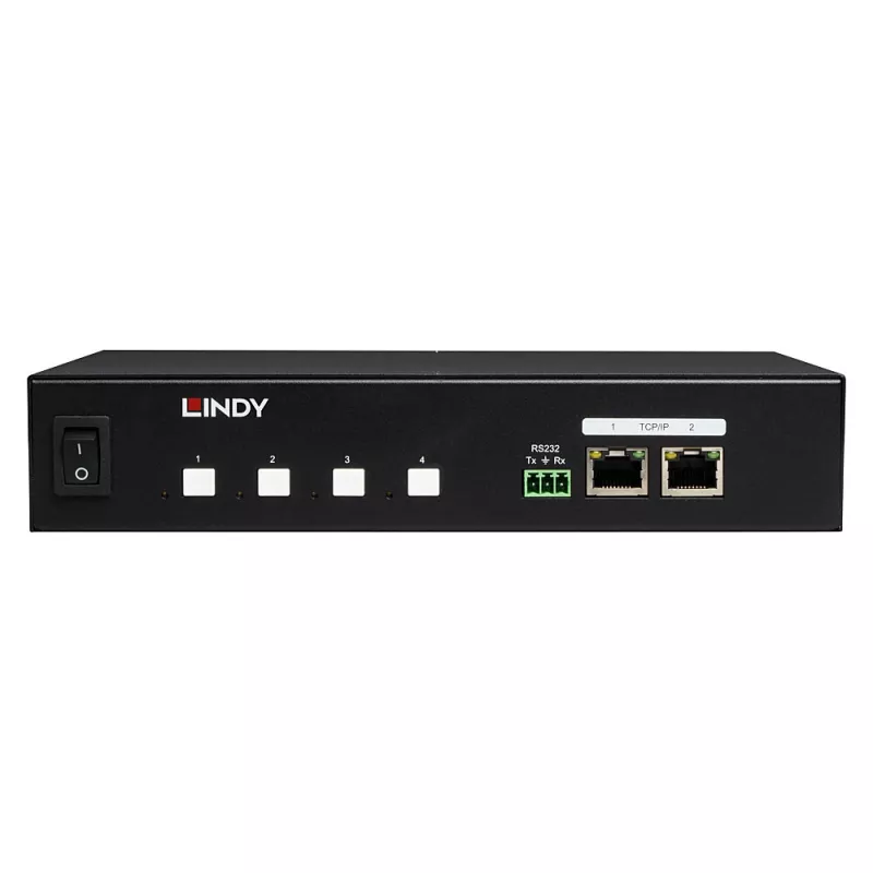 Lindy 32622 Μονάδα διανομής ισχύος (PDU) 4 έξοδοι AC 1U Μαύρο