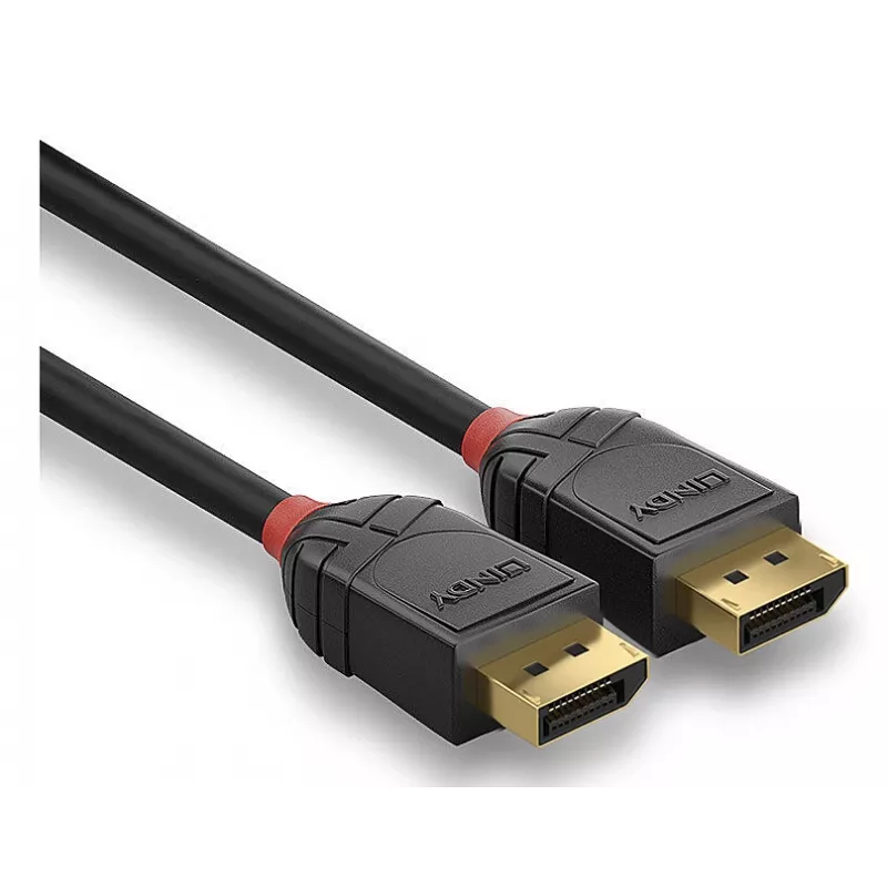 Lindy 36515 Καλώδιο DisplayPort 0,5 m Μαύρο