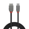 Lindy 2m Καλώδιο USB 3.2 Type C σε Micro-B, Anthra Line, 2 m, USB C, Micro-USB B, USB 3.2 Gen 1 (3.1 Gen 1), Μαύρο
