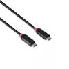Lindy 2m USB4 240W καλώδιο Type-C, Black Line, 2 m, USB C, USB C, USB4 Gen 3x2, 40 Gbit/s, μαύρο