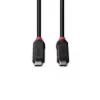 Lindy 2m USB4 240W καλώδιο Type-C, Black Line, 2 m, USB C, USB C, USB4 Gen 3x2, 40 Gbit/s, μαύρο