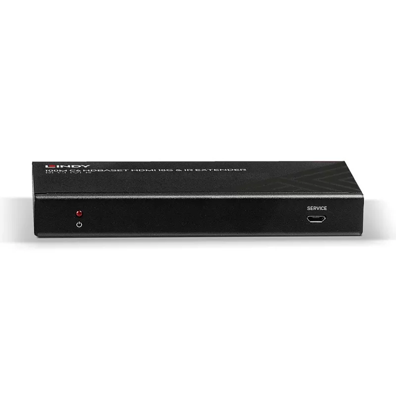 Lindy 100m Cat.6 HDMI 4K60, IR και RS-232 HDBaseT Extender, Δέκτης