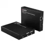 Lindy HDMI, KVM & IR over IP Extender, Πομπός & Δέκτης, Ενσύρματο, 150 m, Cat5e, Cat6, μαύρο, Μέταλλο