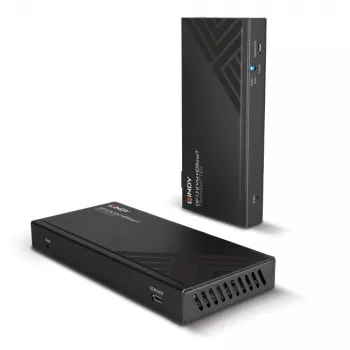 Lindy 150m Cat.6 DisplayPort 1.2, USB, IR και RS-232 HDBaseT KVM Extender