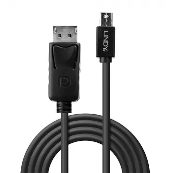 Lindy 5m Mini DisplayPort Βύσμα αρσενικό σε DisplayPort Βύσμα αρσενικό, μαύρο