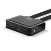 Lindy KVM Switch 2 Θυρών DisplayPort 1.2, USB 2.0 και Audio με Καλώδιο
