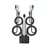 Lindy KVM Switch 2 Θυρών DisplayPort 1.2, USB 2.0 και Audio με Καλώδιο
