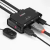 Lindy KVM Switch 2 Θυρών DisplayPort 1.2, USB 2.0 και Audio με Καλώδιο