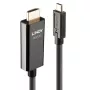 Lindy 10m Καλώδιο Προσαρμογέα USB Type C σε HDMI 4K60 με HDR, 10 m, USB Type-C, HDMI Type A (Standard), Αρσενικό, Αρσενικό, ίσιο