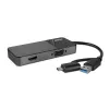 Lindy 43354 Σταθμός σύνδεσης laptop/USB port replicator USB 3.2 Gen 1 (3.1 Gen 1) Type-A + Type-C μαύρο