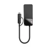 Lindy 43354 Σταθμός σύνδεσης laptop/USB port replicator USB 3.2 Gen 1 (3.1 Gen 1) Type-A + Type-C μαύρο