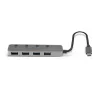 Lindy 4 Port USB 3.2 Type C hub με διακόπτες on/off
