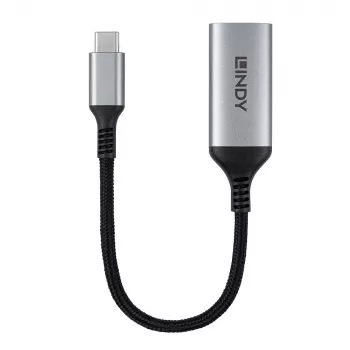 Lindy 43428 προσαρμογέας καλωδίου βίντεο 0,15 m USB Type-C HDMI γκρι
