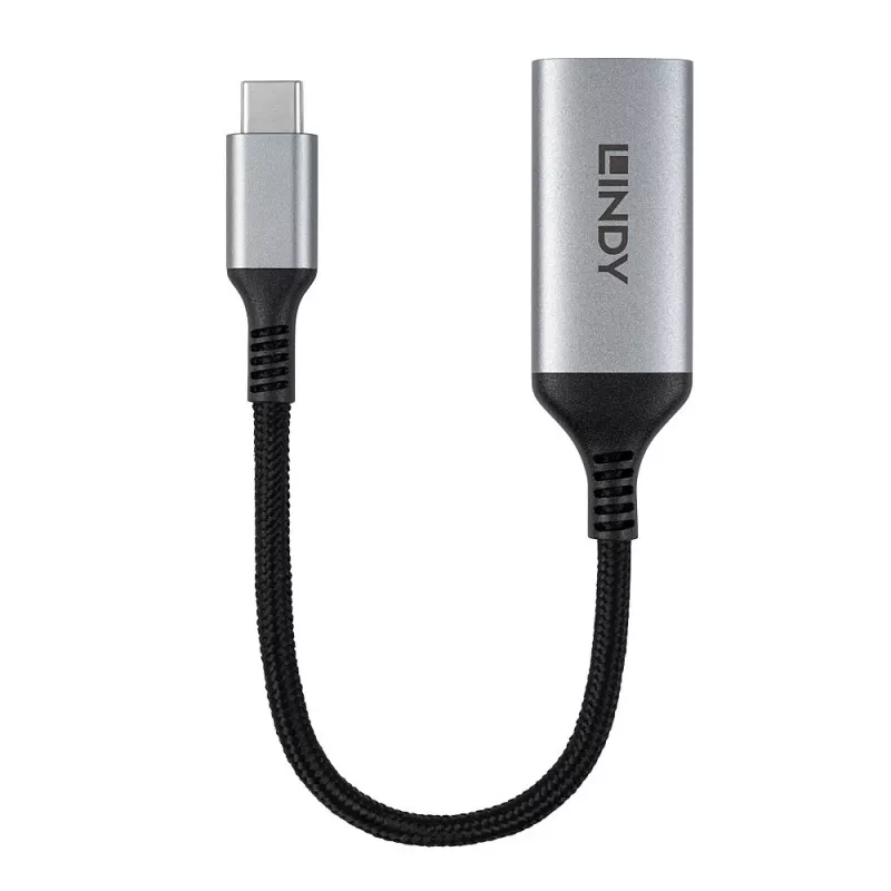 Lindy 43428 προσαρμογέας καλωδίου βίντεο 0,15 m USB Type-C HDMI γκρι