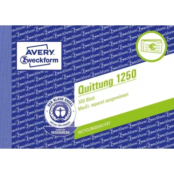 Έντυπο/βιβλίο λογιστικής A6 Avery 1250