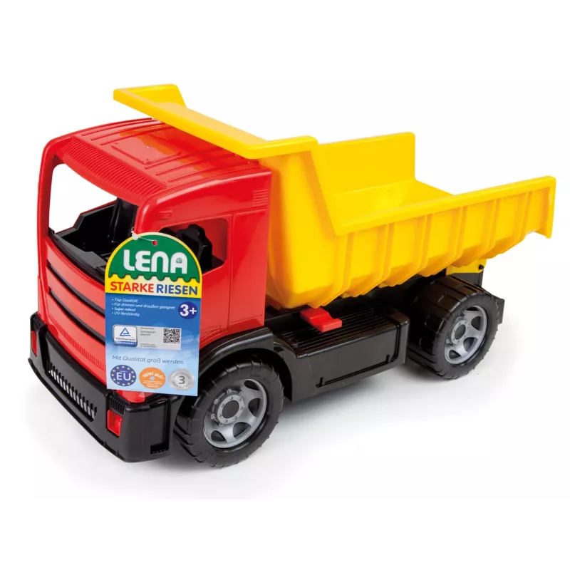 Φορτηγό Lena GIGA TRUCKS Ανατρεπόμενο φορτηγό μπλε κόκκινο assorted