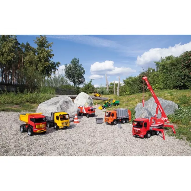 Τρακτέρ Lena GIGA TRUCKS ZL-02080 με μπροστινό φορτωτή & εκσκαφέα
