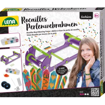 Τελάρο χαντρών Lena 42722 Rocailles – ρυθμιζόμενο σε ύψος, ελαφρύ τελάρο ύφανσης