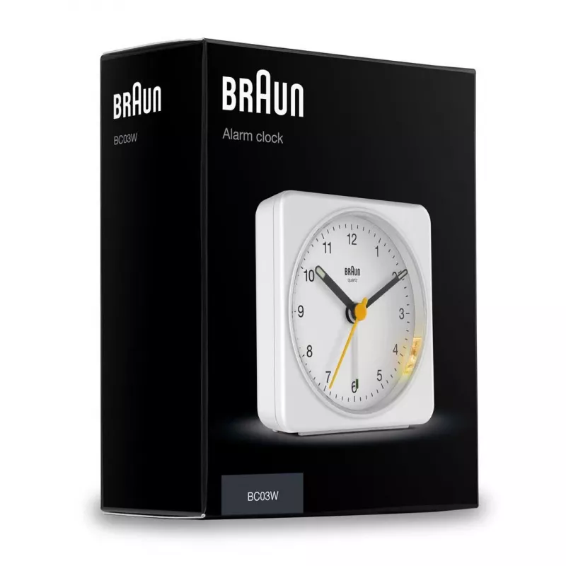 Braun BC03W Ξυπνητήρι χαλαζία Λευκό