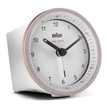 Braun BC07 Ξυπνητήρι χαλαζία Ροζ, Λευκό