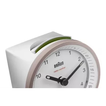 Braun BC07 Ξυπνητήρι χαλαζία Ροζ, Λευκό