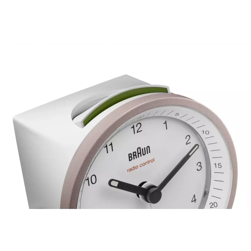 Braun BC07 Ξυπνητήρι χαλαζία Ροζ, Λευκό