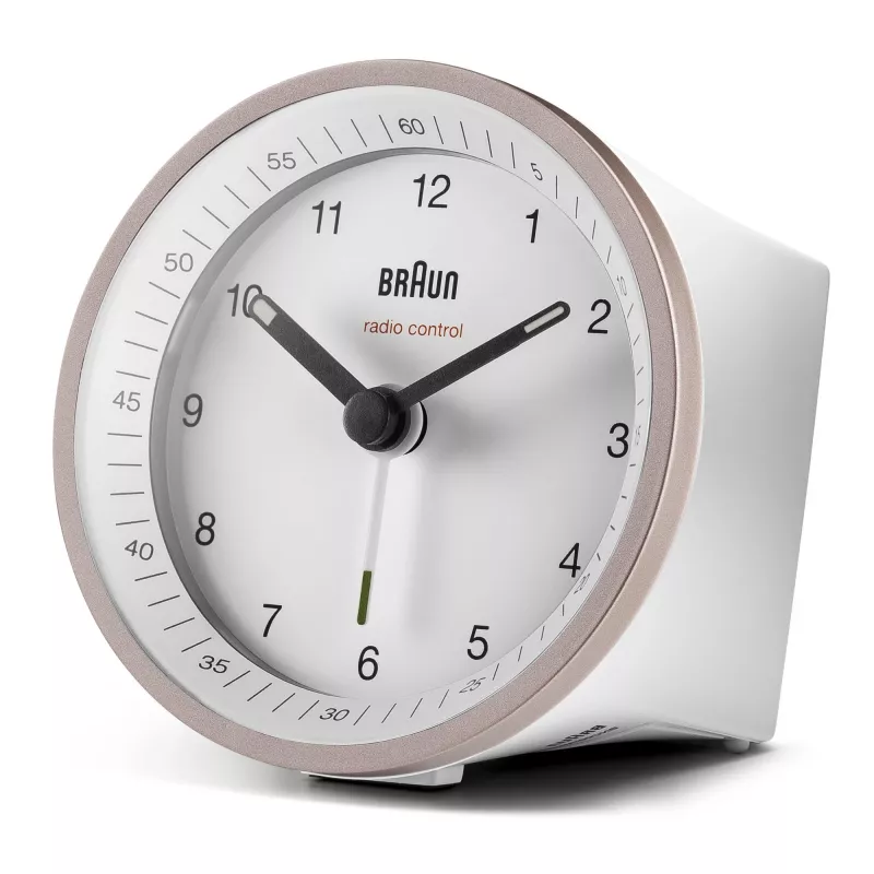 Braun BC07 Ξυπνητήρι χαλαζία Ροζ, Λευκό
