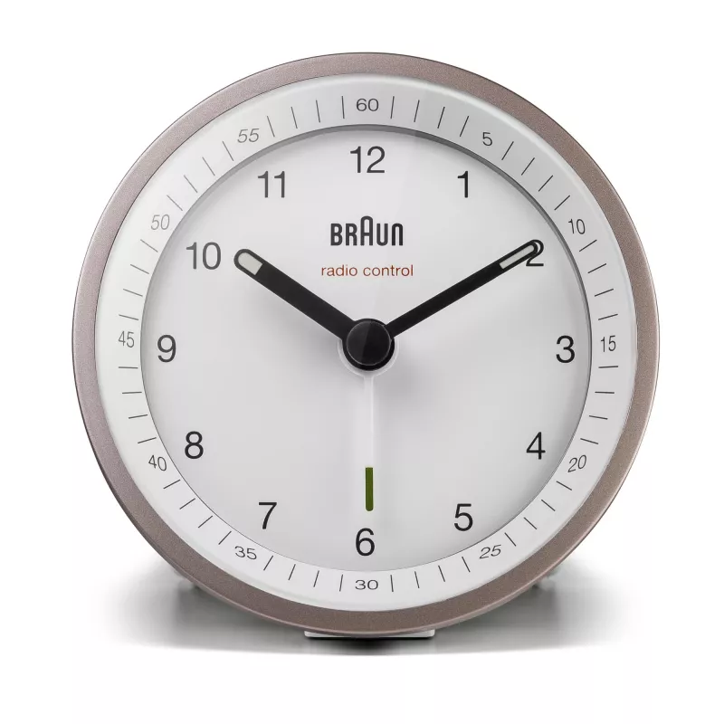 Braun BC07 Ξυπνητήρι χαλαζία Ροζ, Λευκό