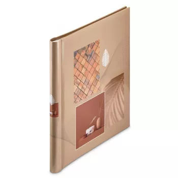 Hama Singo II αυτοκόλλητο άλμπουμ φωτογραφιών, 28x31 cm, 20 λευκές σελίδες, τερακότα (00007638)