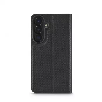 Θήκη κινητού HAMA Folio για οθόνες 17 cm (6,7 ίντσες) — συμβατή με Samsung Galaxy S26+, μαύρη, 2 θήκες καρτών, βάση επιτραπέζιου
