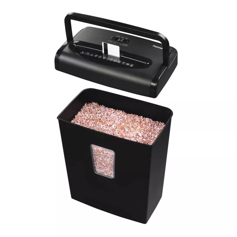 Hama Premium M8 καταστροφέας χαρτιού μικροτεμαχισμού 68 dB 22 cm μαύρος